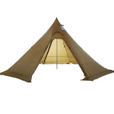 ASTA GEAR Track 5 Pyramid tent bushcraft lightweight 4-5 people outdoor hiking camping with snow skirt rainproof windproof tent